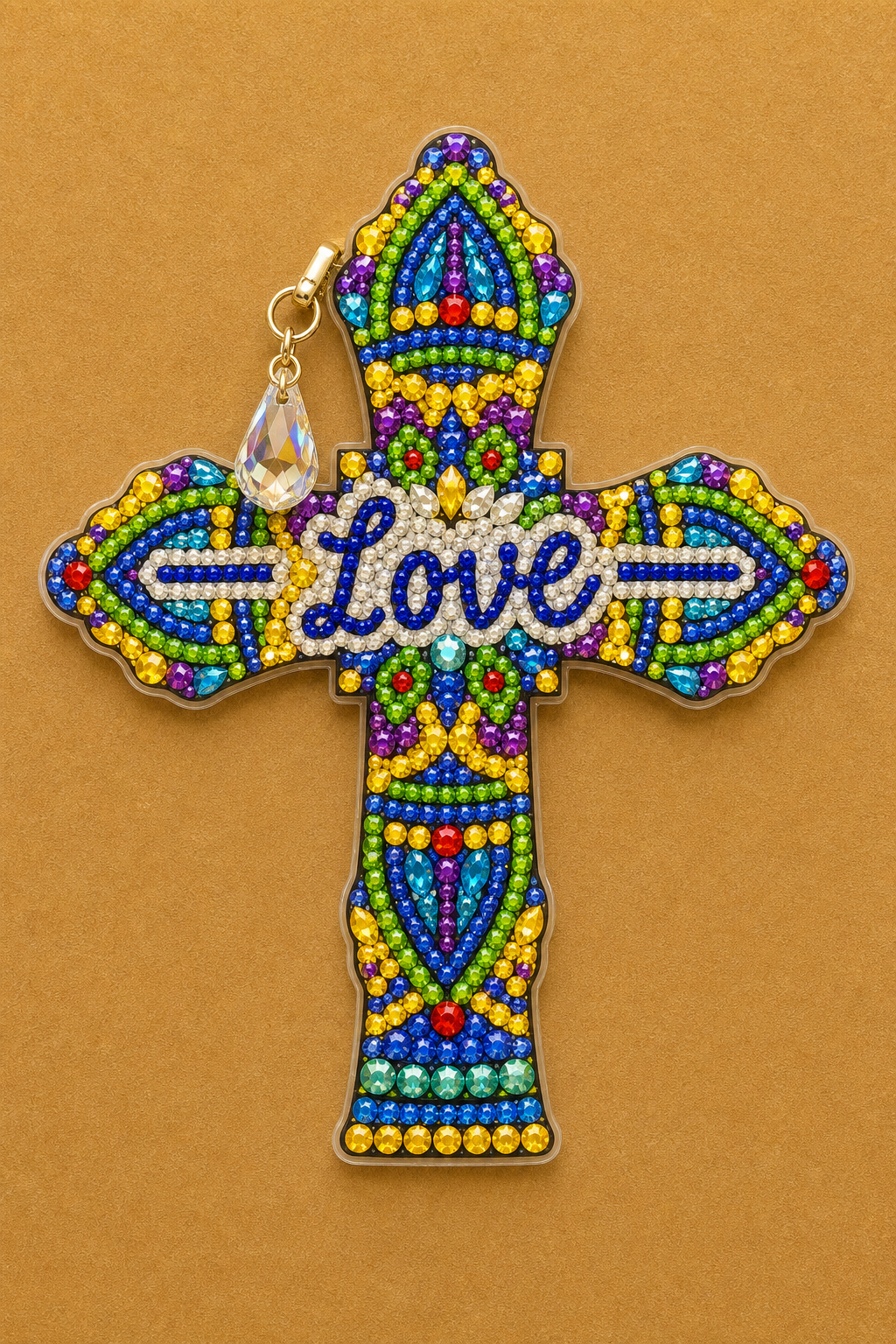 Love Cross Keychain