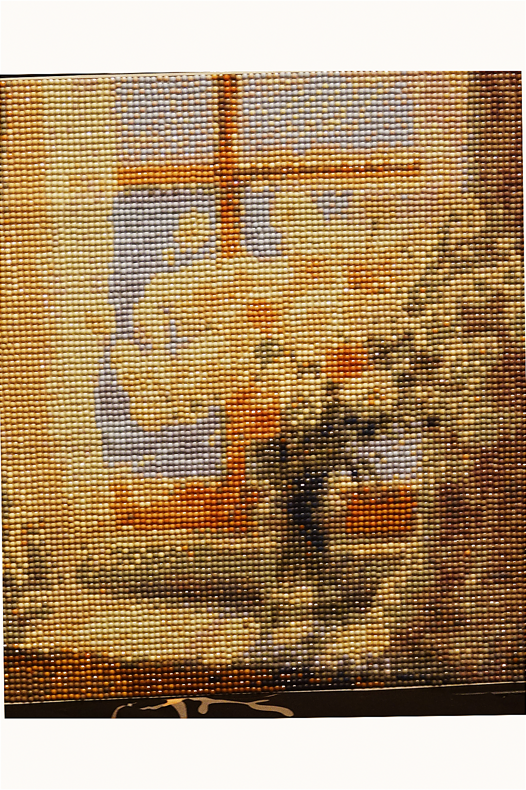 Window Cross Flowers